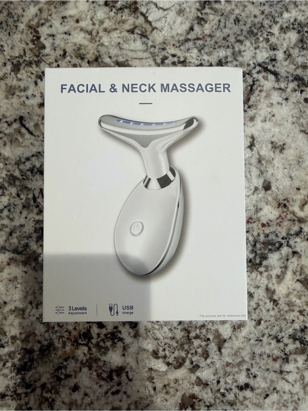 Facial & Neck Massager - White